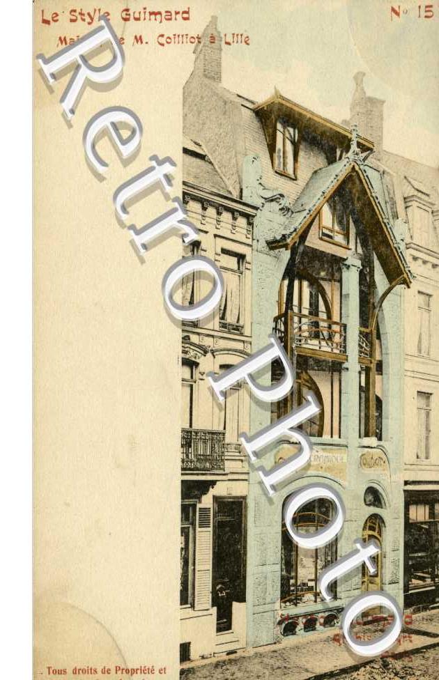 Maison de M. Coilliot - le style Guimard
