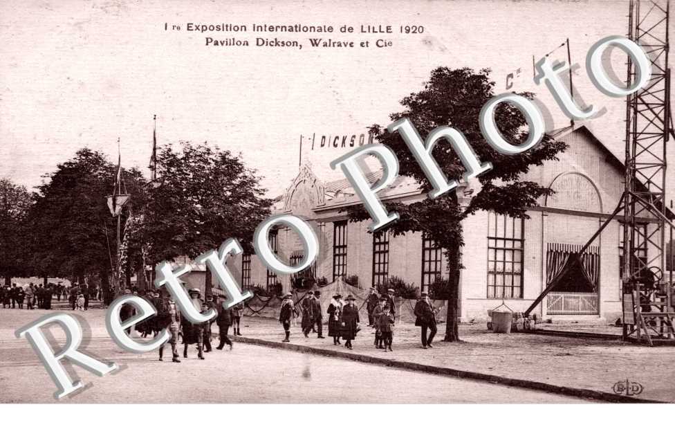 Exposition Internationale de Lille 1920 - Pavillon Dickson, Walrave & Cie