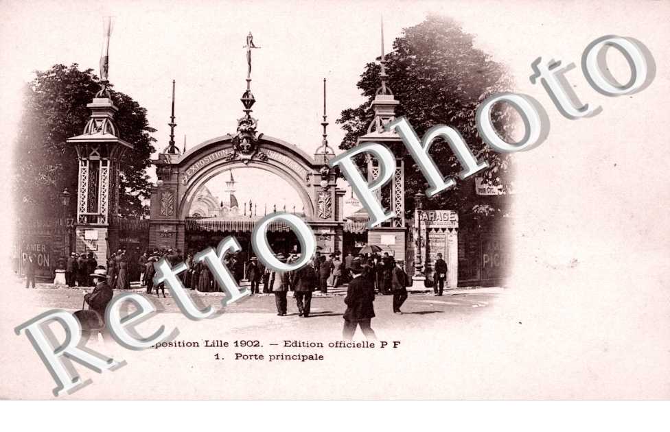 Exposition Lille 1902 - Porte principale