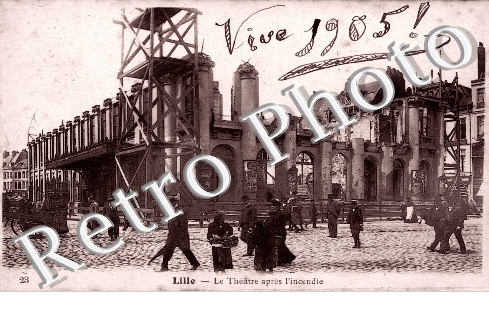 le theatre apres l'incendie