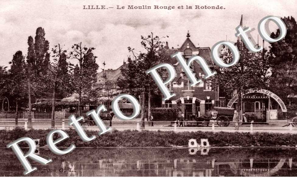 Le moulin rouge et la Rotonde