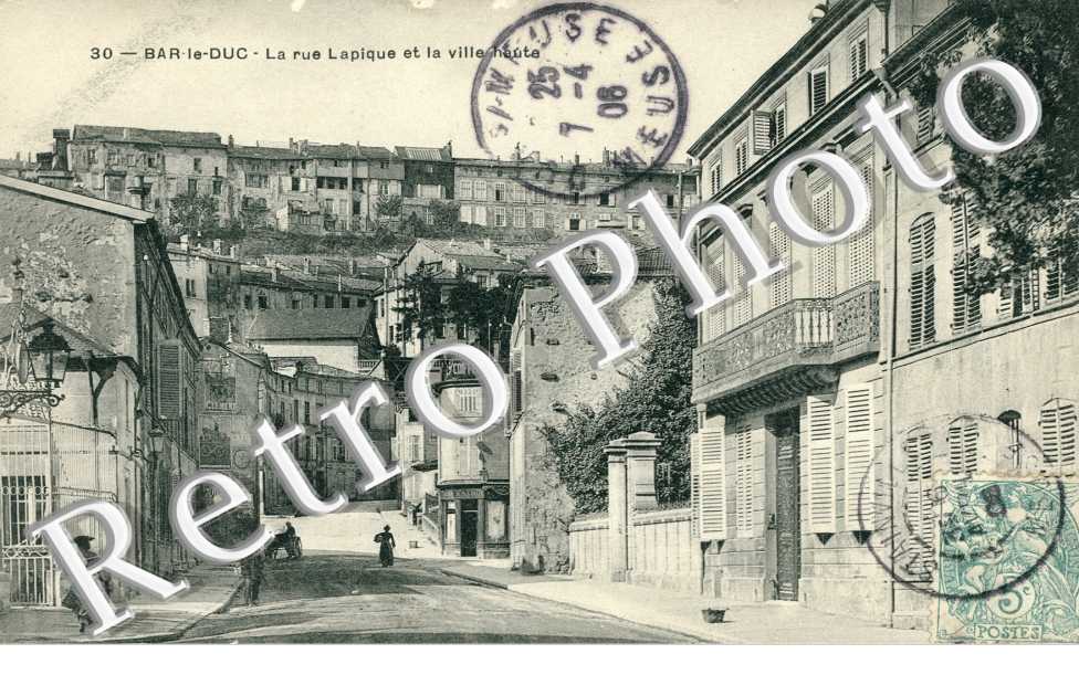 La Rue Lapique et la Ville Haute