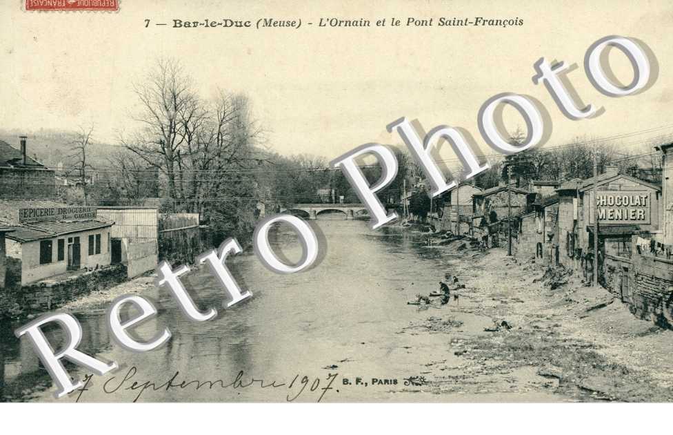 l'Ornain et le Pont Saint-Francois