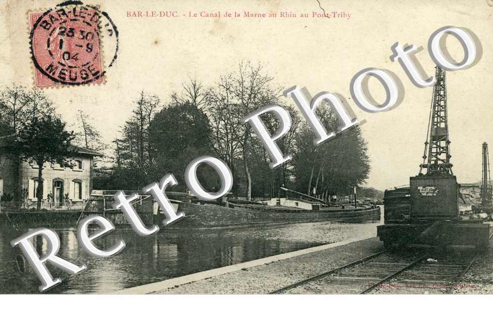 Le Canal de la Marne au Rhin au Pont-Triby