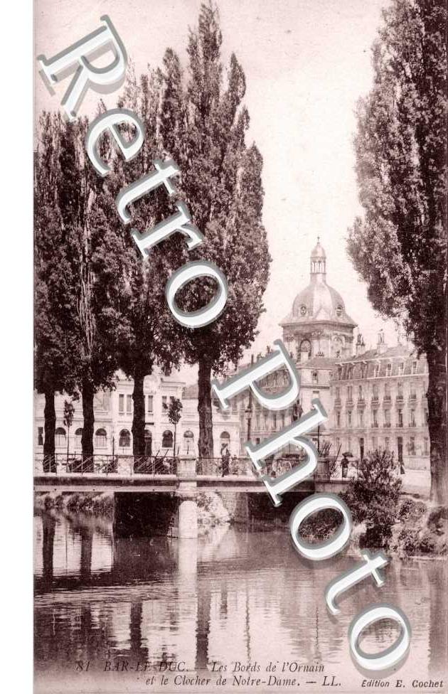Bords de l'Ornain et clocher Notre Dame