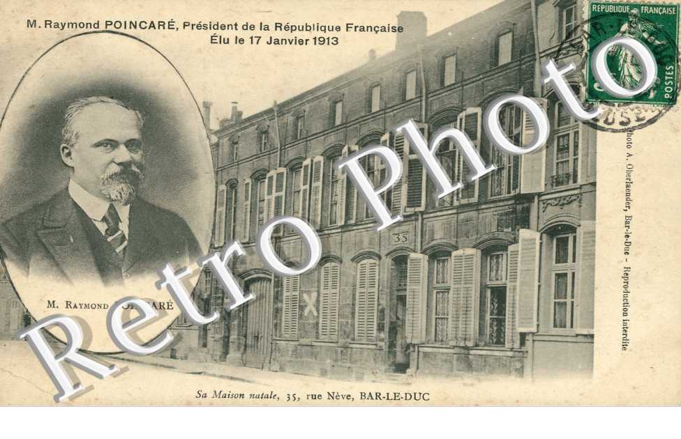 President de la Republique Francaise M. Raymond Poincare
