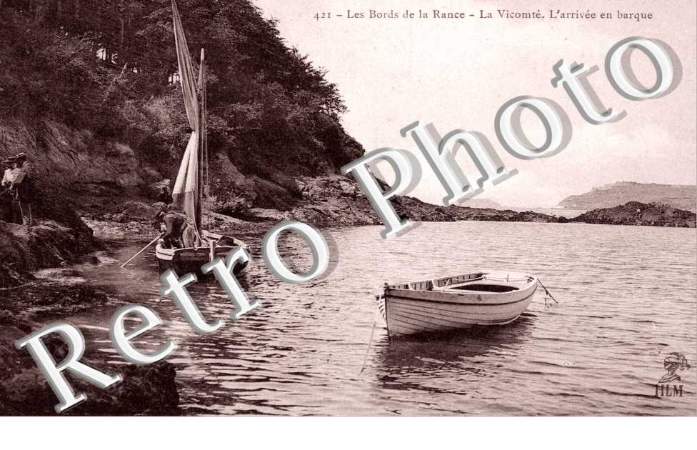 cote d&#039;Emeraude, les bords de la Rance, l&#039;arrivee en barque