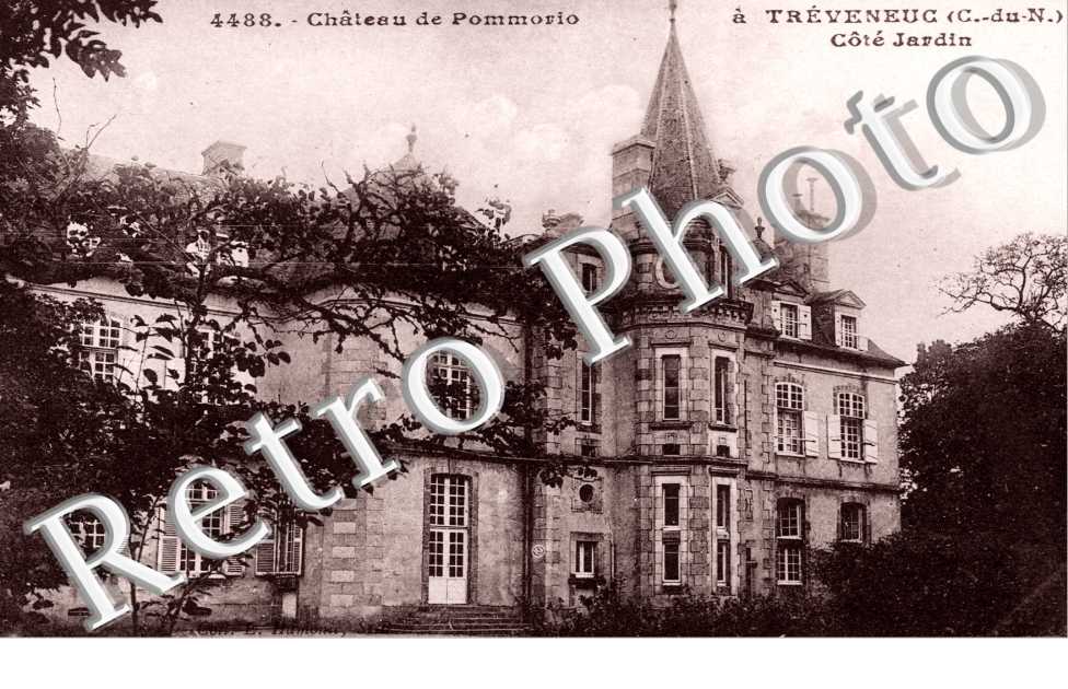 Chateau de Pommorio cote jardin