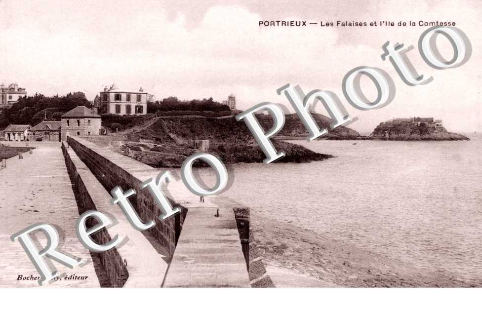 Les Falaises et l'Ile de la Comtesse