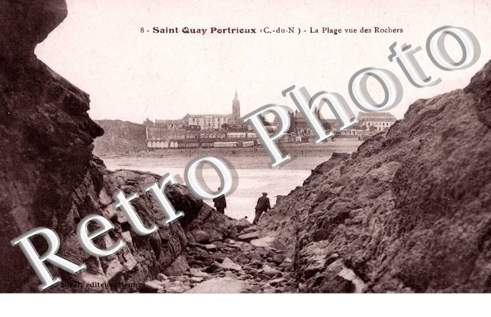 La Plage vue des Rochers
