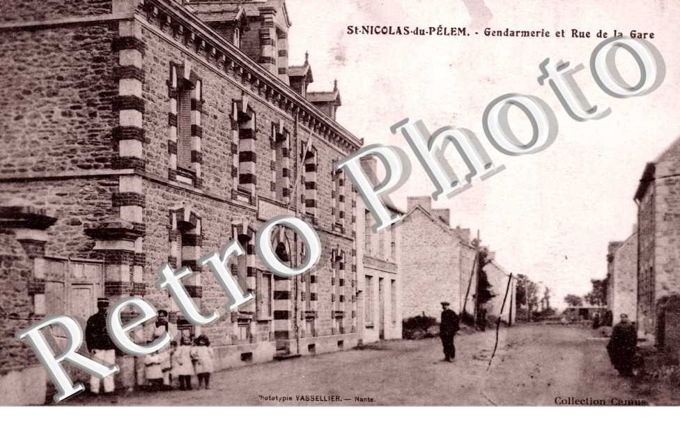 Gendarmerie et Rue de la Gare