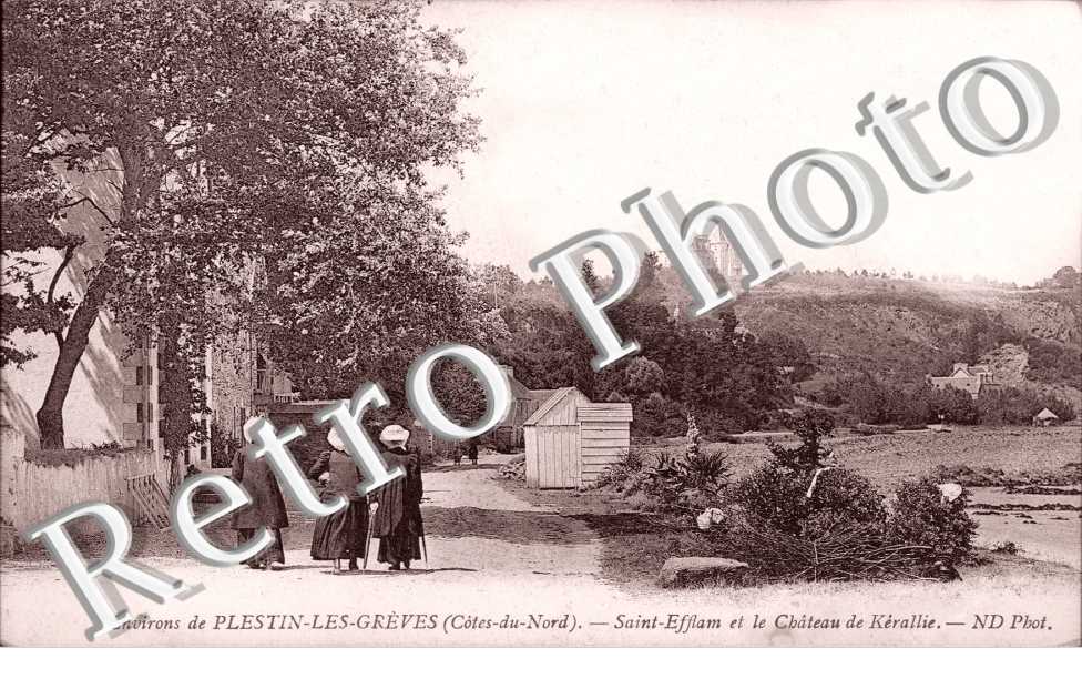 Saint Efflam et le chateau de Kerallie