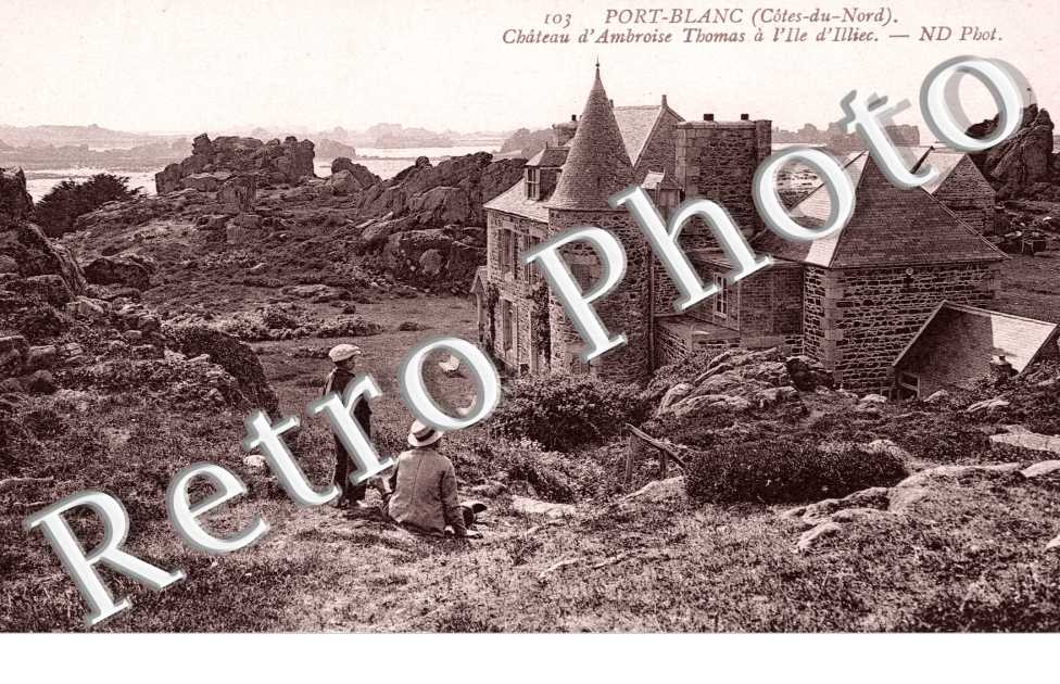 Chateau d&#039;Ambroise Thomas a l&#039;Ile d&#039;Illiec
