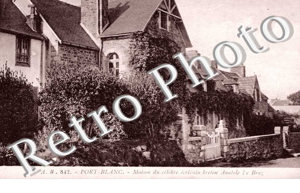 Maison du celebre ecrivain breton Anatole Le Braz
