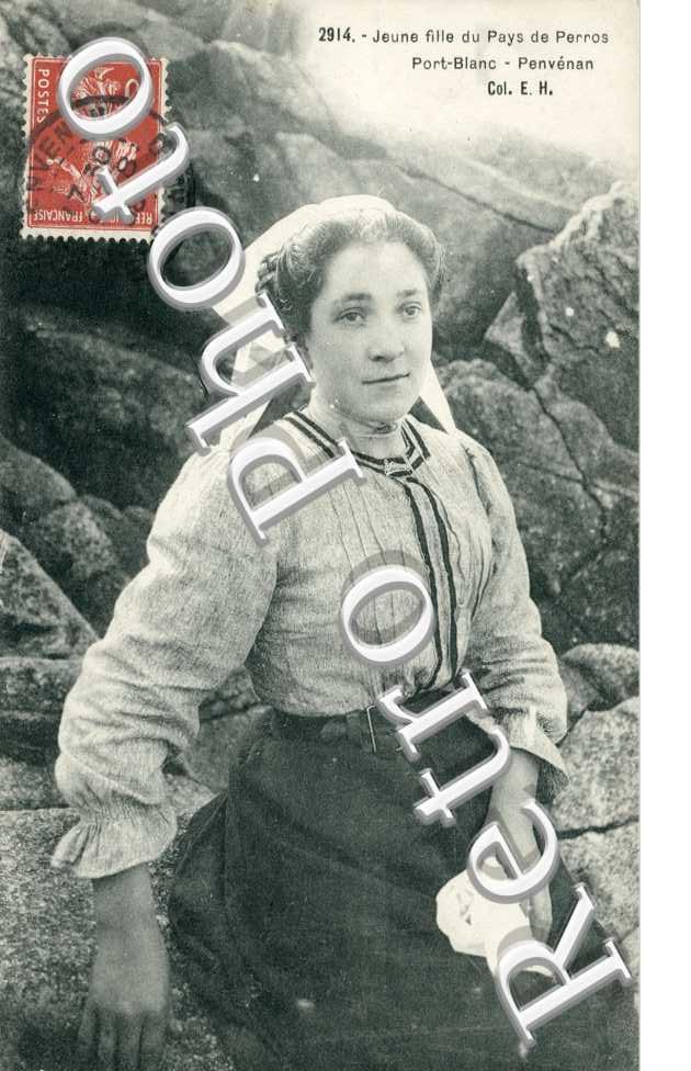 jeune fille du pays de Perros