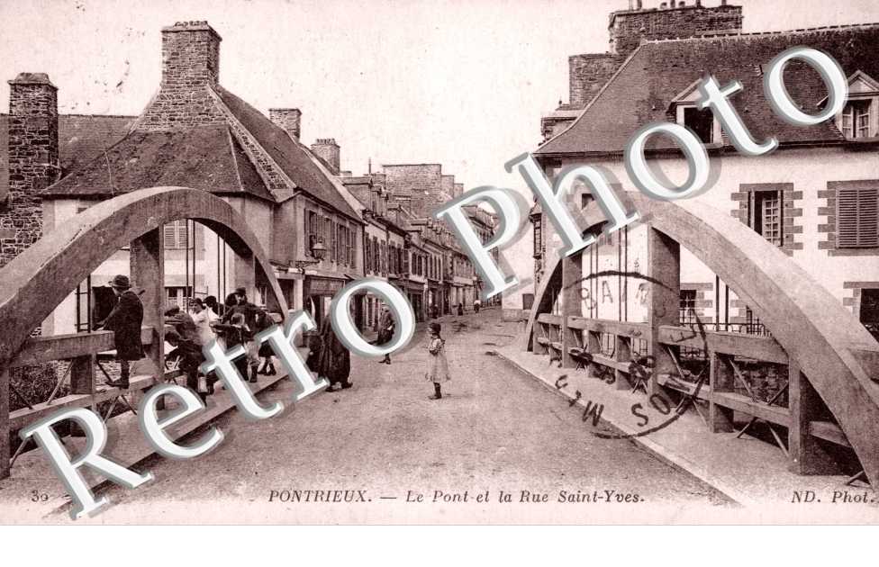 le pont et la rue Saint-Yves