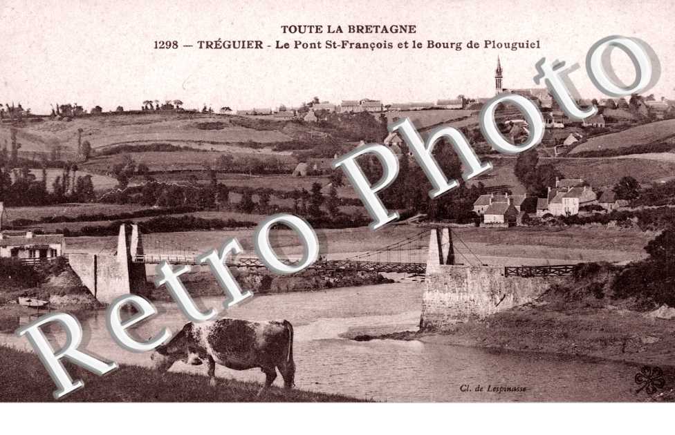 Treguier, le Pont Saint Francois et le Bourg