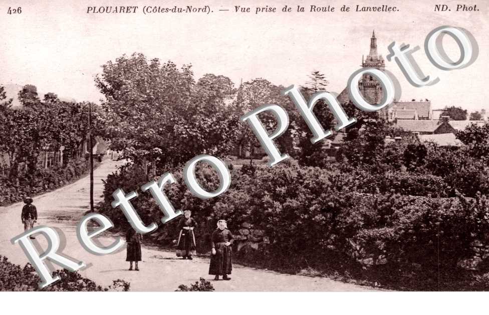 vue prise de la route de Lanvellec