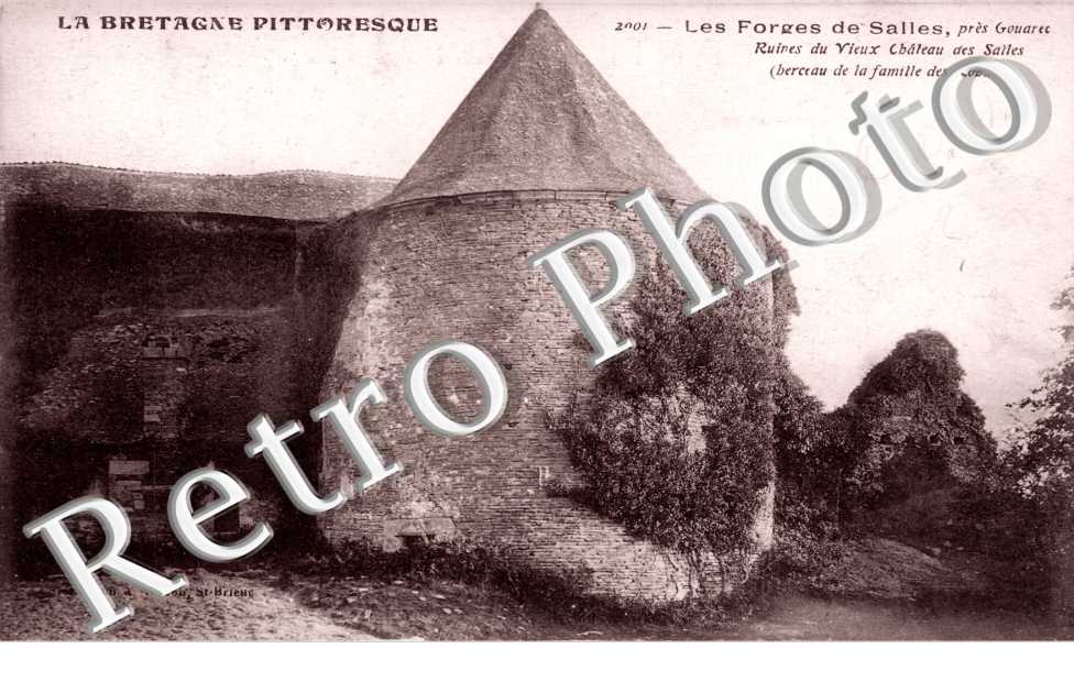 Les Forges de Salles - ruines du vieux chateau des Salles