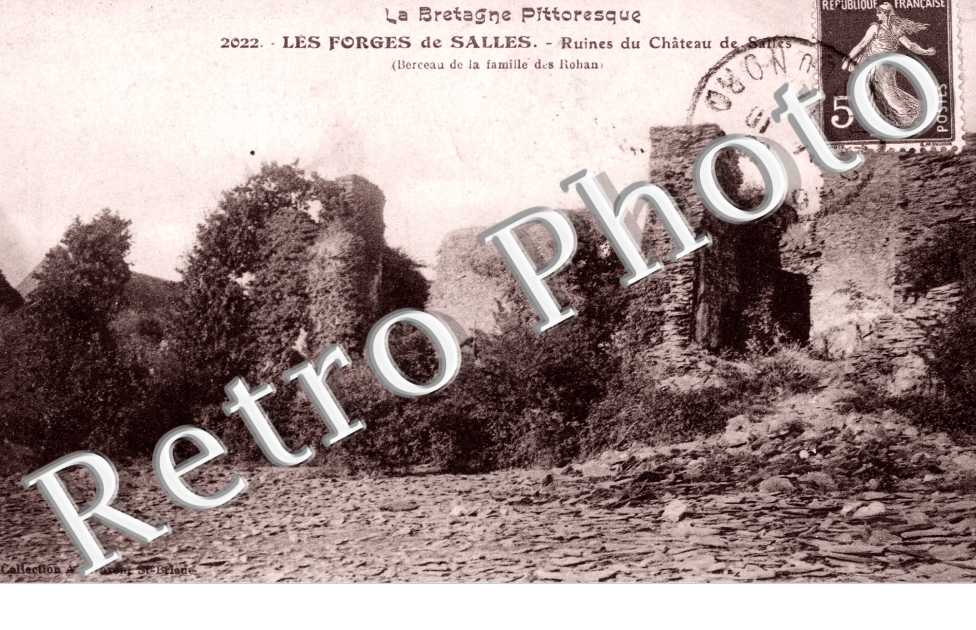 Les Forges de Salles - ruines du chateau de Salles