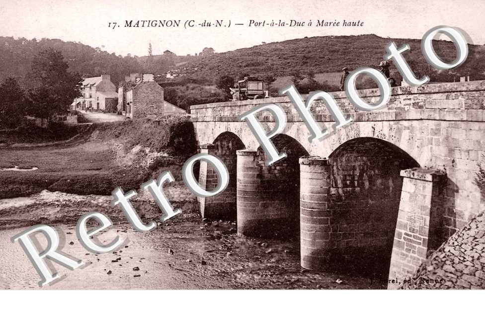 MATIGNON  Port à la Duc à marée haute