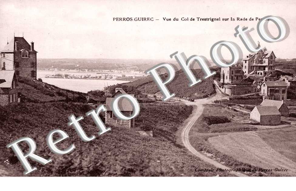 Vue du Col de Trestrignel sur la Rade de Perros