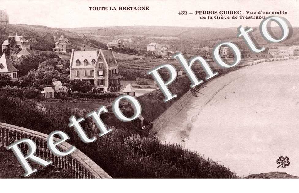 vue d'ensemble de la greve de Trestraou