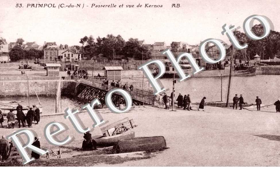 Passerelle et vue de Kernoa