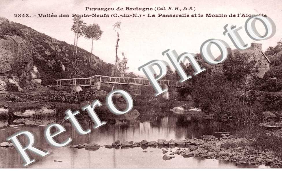 La Passerelle et le Moulin de l&#039;Alouette
