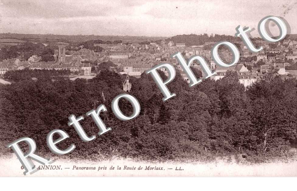 panorama pris de la Route de Morlaix