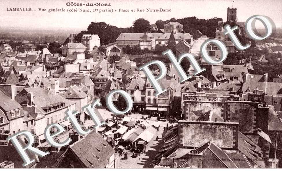Vue generale, Place et Rue Notre Dame