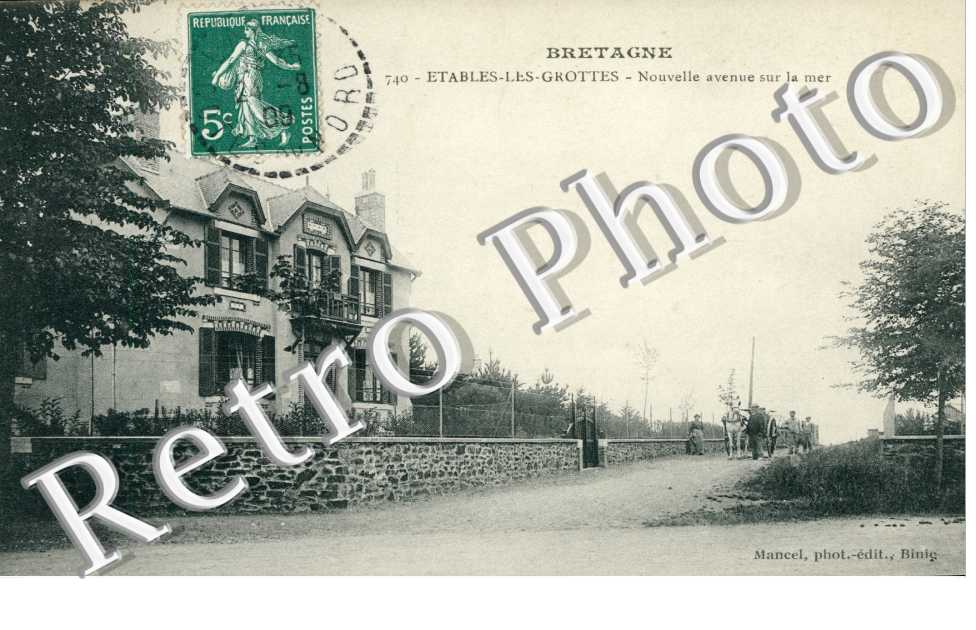 Etables les Grottes, Nouvelle Avenue sur la Mer