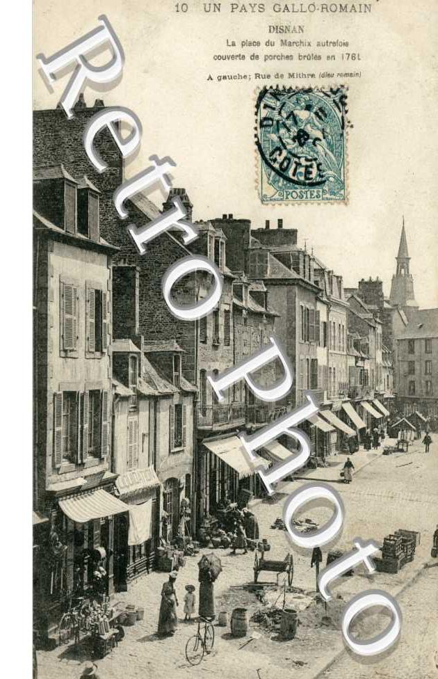 La Place du Marche et Rue de Mithra