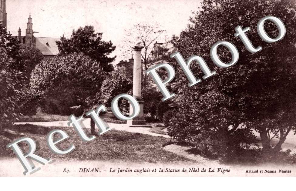 Le Jardin anglais et la Statue de Neel de La Vigne