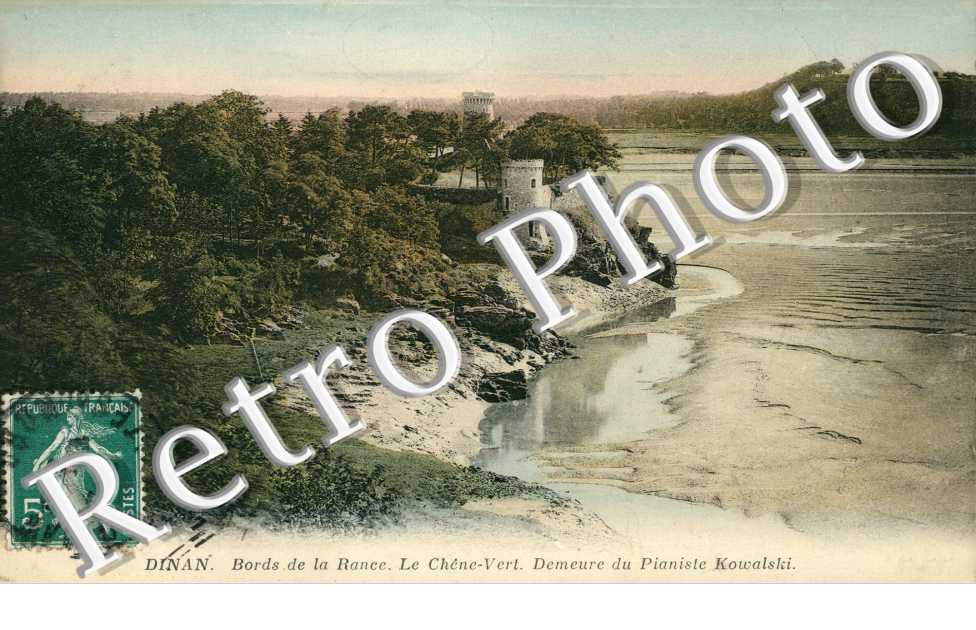 Bords de la Rance, le Chene Vert, Demeure du Pianiste Kowalski