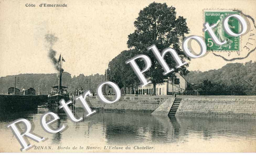 Bords de la Rance, l'Ecluse du Chatelier