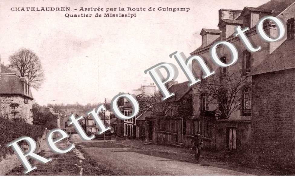 Arrivee par la Route de Guingamp, Quartier de Mississipi