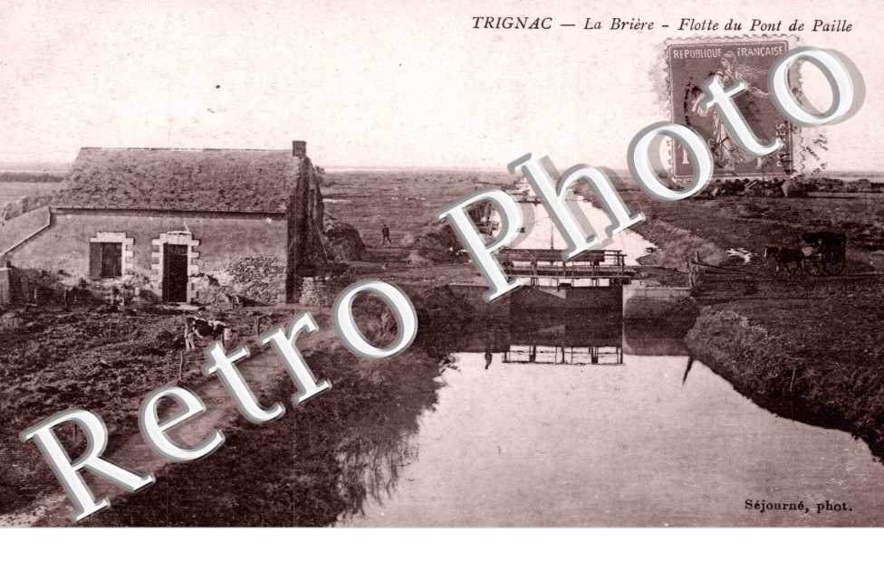 la Briere, flotte du pont de paille