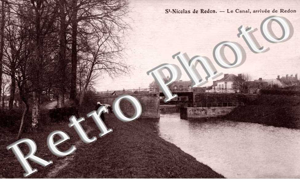 Le canal, arrivee de Redon