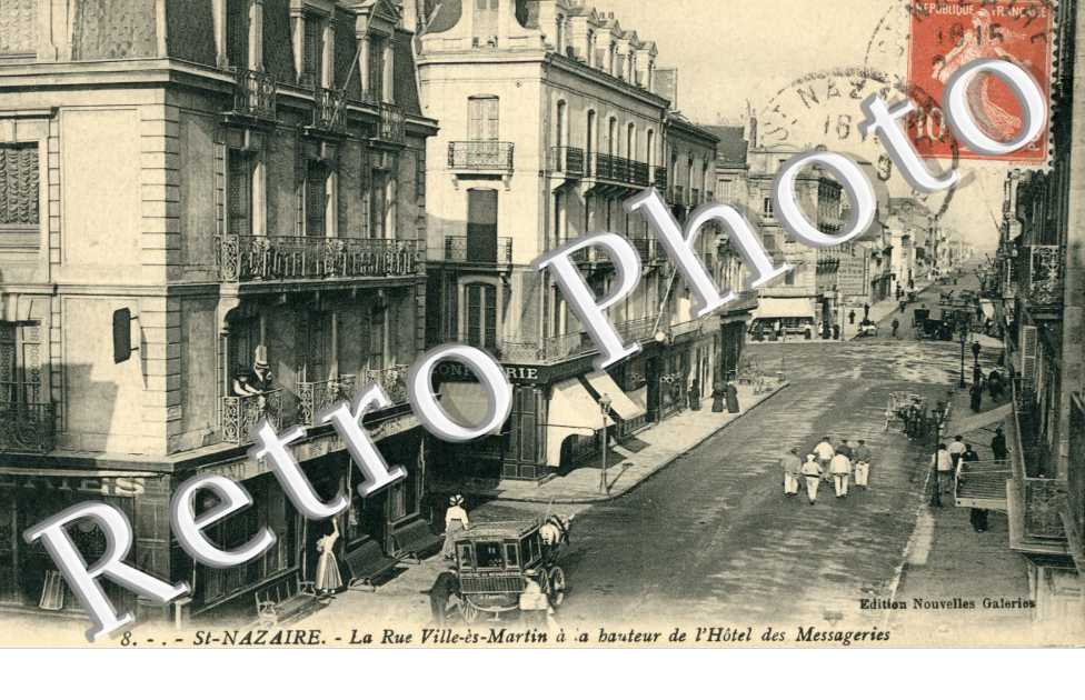 Rue Ville es Martin à la hauteur de l'Hôtel des Messageries