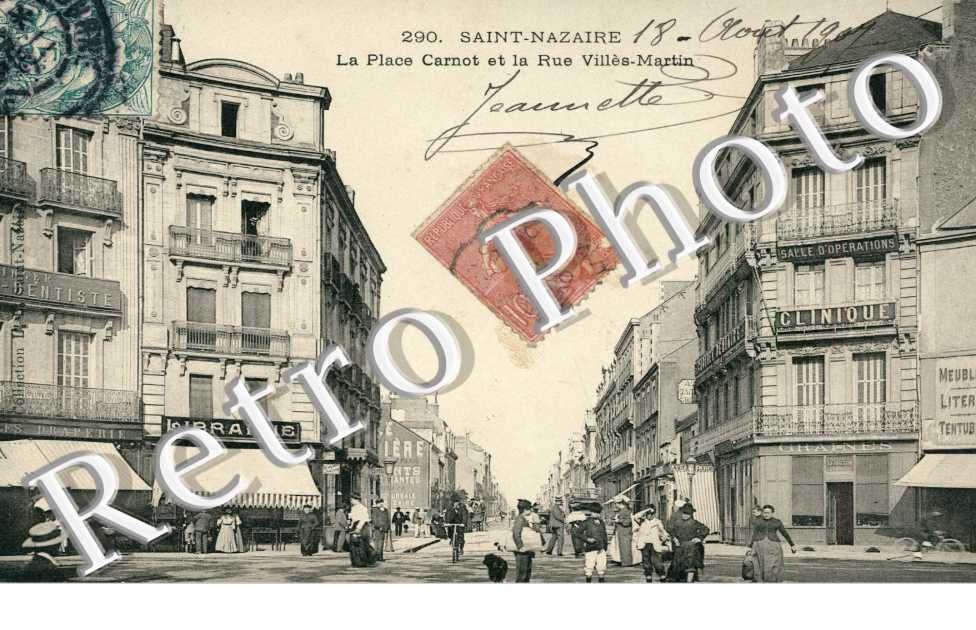 la place carnot et la rue villes martin