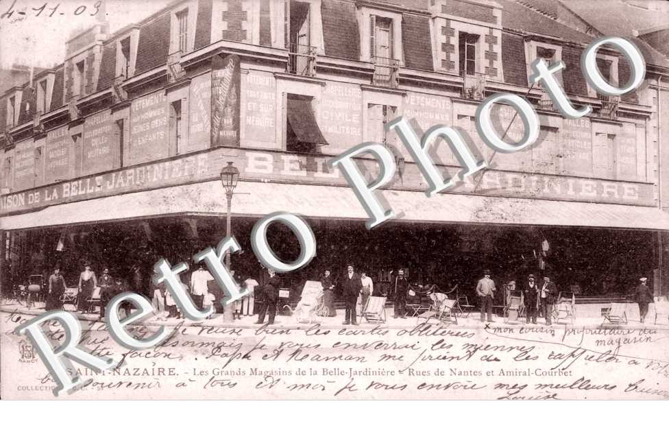 Rue de Nantes et Amiral Courbet, Les Grands Magasins de la Belle Jardiniere