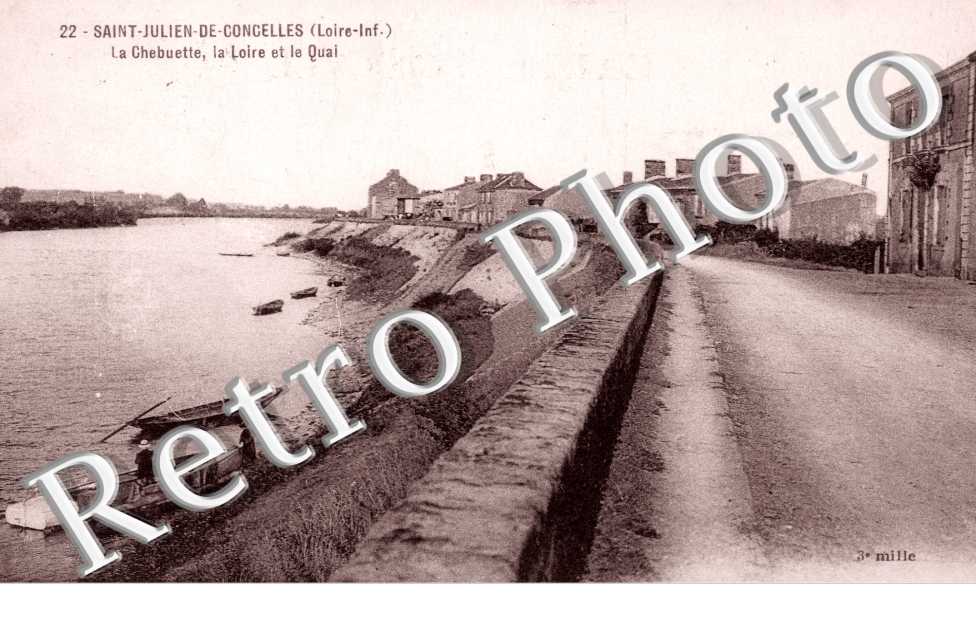 La Chebuette, la Loire et le quai