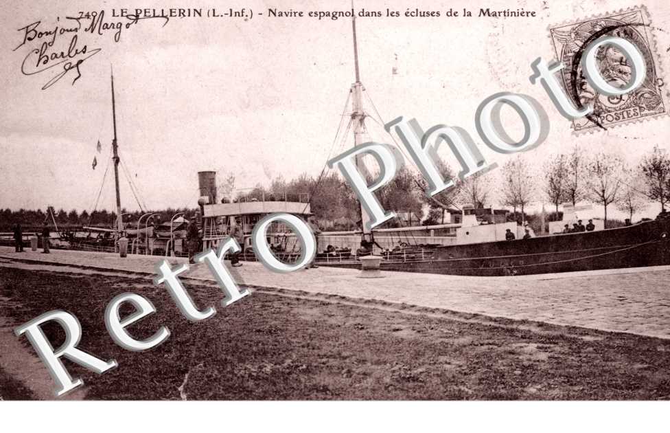 Navire espagnol dans les Ecluses de la Martiniere