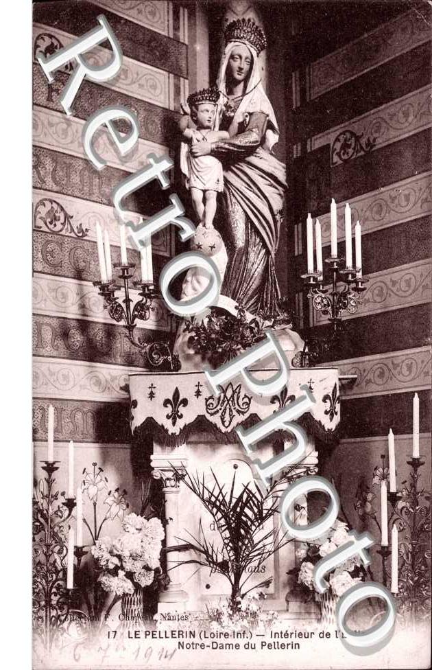 Interieur de l&#039;eglise Notre Dame du Pellerin