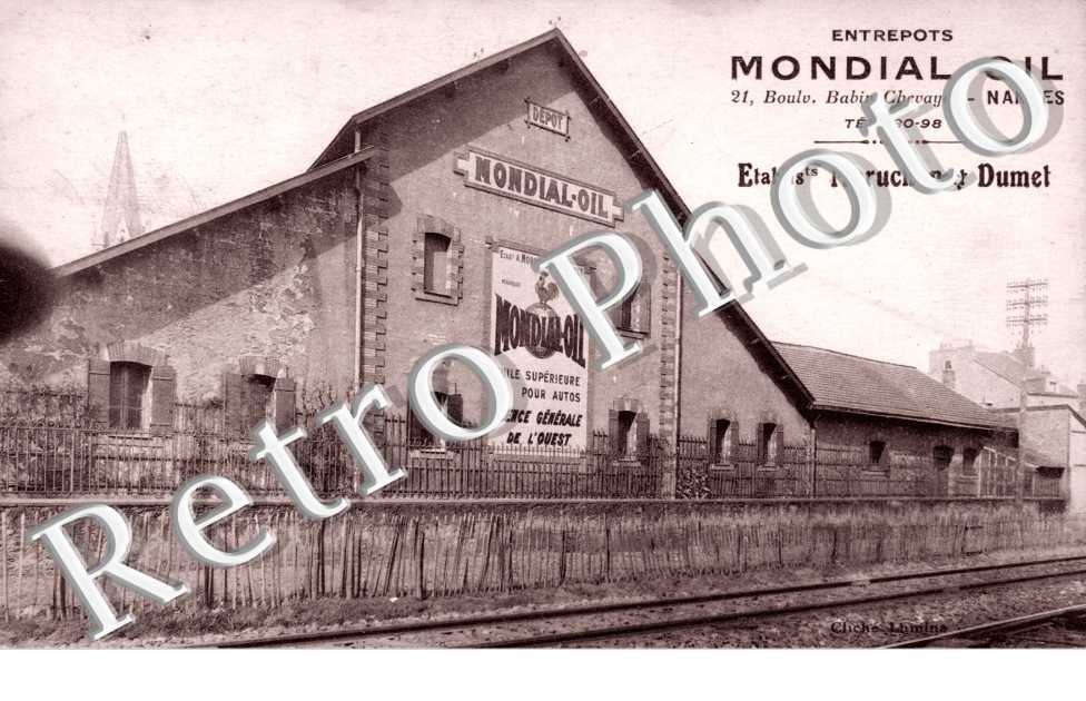 entrepots Mondial Oil 21 boul Babin-Chevaye  Etablists Moruchon et Dumet