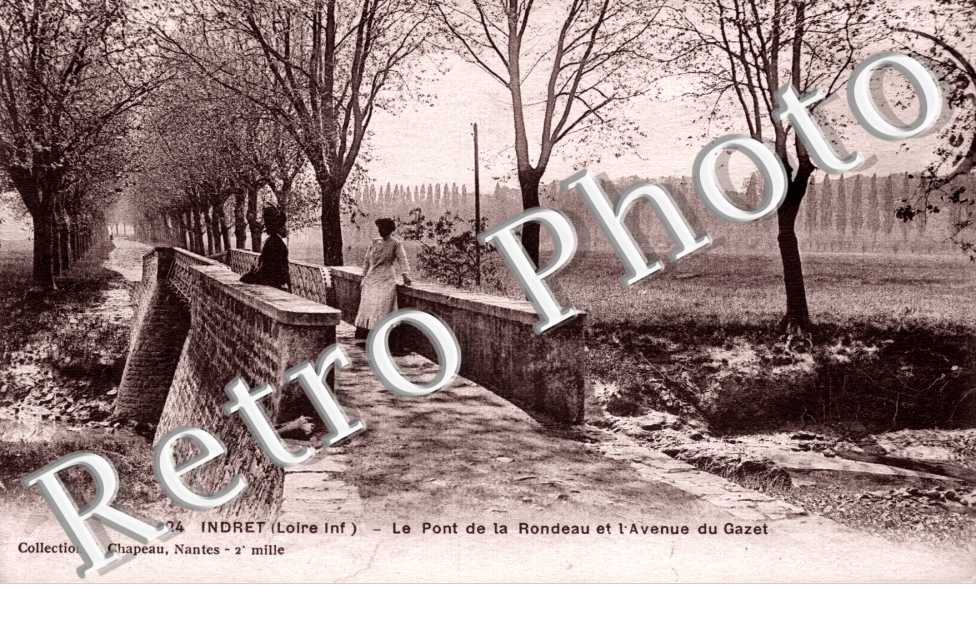 INDRET - le pont de la rondeau et l'avenue du gazet