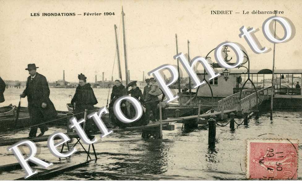 le debarcadere, les inondations fevrier 1904