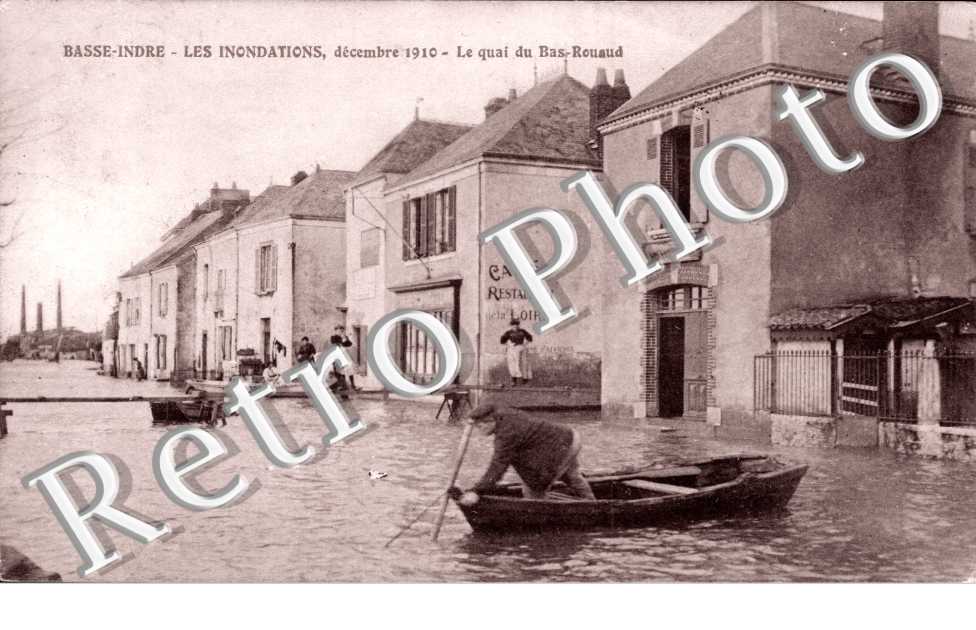 les inondations decembre 1910 les quais du bas rouaud