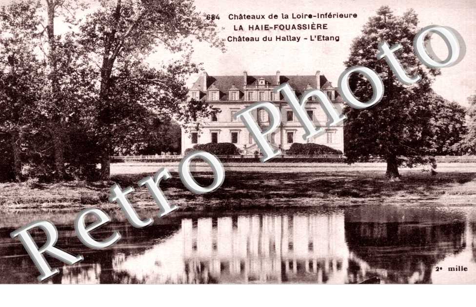 La Haie-Fouassiere -  Chateau du Hallay - l&#039;etang